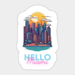 Brickell Avenue Sticker